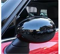 Side Mirror Caps For Mini F54 F55 F56 F57 F60 Auto Replacement Left Right Rear Mirror Cover Shell Cap Housing 51167401231 51167401232 Wing Mirror Cover(Black Left)
