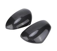 Side Mirror Caps For Smart For Fortwo For Forfour 453 2015 2016 2017 2018 2019 2020 2021 Pair Rearview Mirror Stick On Protective Housing Replacement Car Side Mirror Cover Caps(Carbon Fiber)