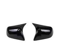 Side Mirror Caps For Tesla For Model For Y For 3 Exterior Rearview Side Mirror Housing Shell Cap Carbon Fiber Pattern Gloss Black Side Door Mirror Cover Door Mirror Covers Caps(MY Gloss Black)