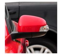 Side Mirror Caps For Volvo For S40 C30 C70 For V50 2007-2009 Rearview Mirror Cover Case Shell Lid Wing Mirror Cover Cap(LH Passion red 612)