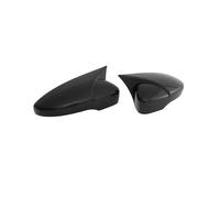 Side Mirror Caps For VW For Scirocco For Passat CC Black/carbon Pattern Side Mirror Cover Shell Decoration Auto Parts(Carbon Fiber Pattern)