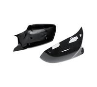 Side Mirror Caps Rearview Mirror Cap Fit For BMW 5 Series F10 F11 F18 Pre-LCI 2010-2013(Bright black)
