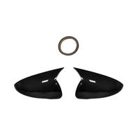 Side Mirror Car Rearview Wing Cover For Kia For Niro DE 2016-2021 Exterior Side Door Reverse Mirror Housing Protector Shell Case Cap Protective Shell(Glossy black)