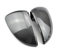 Side Mirror Casing Compatible With VW For Golf For MK7 7 R GMK7.5 R G-TI 2014-2018 Front Left Right Black Rearview Side For Wing Mirror Cap Cover Accessories(Carbon Look)