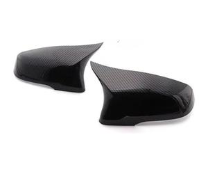 Side Mirror Cover For BMW Horn Rearview Mirror Shell Imported For 2 Series For 216i 220i 225i 230i Special Covers Caps Car Wing Cap(Carbon Grain)