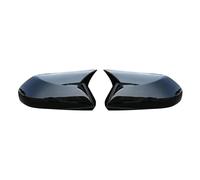 Side Mirror Cover For CHR C-HR Carbon Fiber Style Car Rear View Wing Mirror Cover Trim Side Wing Mirror Cover Caps Auto Modified Part Door Mirror Cover Replacement(Bright black)