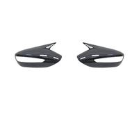 Side Mirror Cover For Hyundai For Sonata DN8 2011-2014 Carbon Fiber Look Rearview Side Mirror Cover Wing Rear View Cap Case Shell Trim Door Mirror Cover Replacement(Carbon fiber pattern)