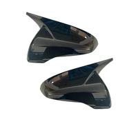 Side Mirror Cover For Hyundai For Veloster N 2018-2023 Pair Horn Rearview Mirror Cover Side Reversing Rear View Mirror Cap Trim Accessories Door Mirror Cover Replacement(Glossy Black)