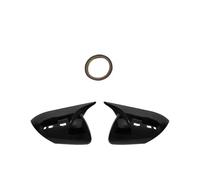 Side Mirror Cover For Mazda 3 Axela BL 2009-2013 Car Rearview Mirror Cover Shell Side Cap Housing(Bright black)