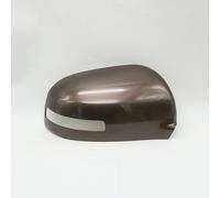Side Mirror Cover For Mitsubishi For Outlander 2013 2014 2015 2016 2017 2018 Outside Rearview Mirror Cover Wing Door Side Mirror Shell Wing Mirror Cap (Color : Brown right side)