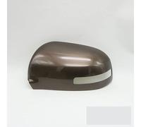Side Mirror Cover For Mitsubishi For Outlander 2013 2014 2015 2016 2017 2018 Outside Rearview Mirror Cover Wing Door Side Mirror Shell Wing Mirror Cap (Color : Brown left side)
