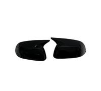 Side Mirror Cover For Sunny 2010 2011 2012 2013 2014 2015 2016 Black Cap Sticker Trim Mirror Shell Side Wing Rearview Cover(Bright black)