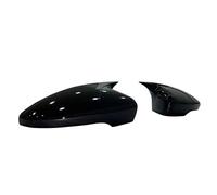 Side Mirror Cover For Vw For Scirocco 2007 2017 Rearview Mirror Cover 2Pieces Cover Glossy Black Car Shields Exterior Accessory Bat Style Mirror Cover Wing Mirror Cap