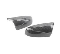 Side Mirror Cover Housing Carbon Fiber Look For M Style Glossy Black Rearview Mirror Cap Wing Side Cover For BMW For X5 E70 X6 E71 2008-2013(Carbon Fiber Look)