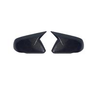 Side Mirror Cover Housing For Mustang 2015-2020 Car Rearview Side Mirror Cover Wing Cap Exterior Door Rear View Case Trim Sticker Carbon Fiber US(With Light Carbon)
