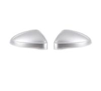 Side Mirror Cover Housing Matte Silver Mirror Covers For A4 For B9 8W S4 RS4 A5 S5 RS5 2017-2023 Black Carbon Replacement Side Mirror Housings(Matte Silver-2pcs)