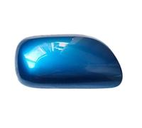 Side Mirror Cover Housing Mirror Cover For Toyota For Yaris 2006 2007 2008 2009 2010 2011 2012 Rearview Mirror Cover(Blue right)