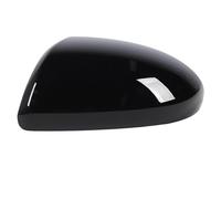 Side Mirror Cover Plastic Weather Resistant Exterior Rearview Mirror Cover Cap Black for Car Door Mirror Replacement ABS Material 1 Piece (Left)