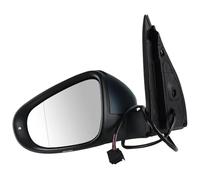 Side Mirror Cover Replacement for VW For Golf 2009-2013 Accessories Caps Car Wing Mirror Covers Cap Left Passenger Side Electric Door Heated
