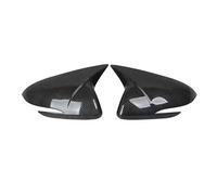 Side Mirror Cover Shell 2Piece For Hyundai For Accent For Solaris For I30 2017-2022 Rearview Door Side Mirror Cover Wing Cap Exterior Trim(With Light Carbon)