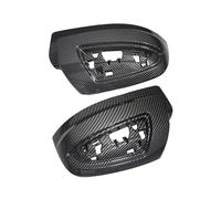 Side Mirror Covers Car Carbon Fiber Rearview Side Glass Mirror Cover Trim Rear Mirror Covers Shell for Mercedes for Benz for Viano for W639 2011-2015 Car Replacement Covers