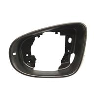 Side Mirror Covers Car Side Mirror Frame Holder For Golf 6 MK6 GTI R20 For For Touran Left&Right Rear View Housing Trim(Black-Left)