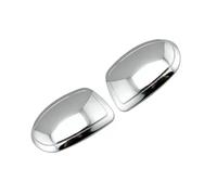 Side Mirror Covers Fits for Chevrolet For Suburban 1500 2000 2001 2002 Car Rearview Mirror Cover Cap Housing(Silver)(Silver)