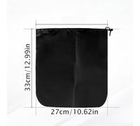 Side Mirror Covers for Drivers Seeking Protection from Winter Challenges Such as Ice Snow and Road Splash Buildup (Large size)