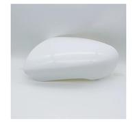 Side Mirror Covers For Nissan for Qashqai J10 2007-2014 WHITE COLOR PAINTED Auto Car Wing Door Mirror Cover Replacement Car Wing Mirror Covers Caps(Left)