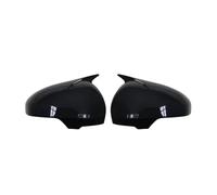 Side Mirror Covers For Toyota For Mark For X For Reiz 2012-2016 Side Mirror Cover With LED Turn Signal Light ABS Plastic Car Exterior Mirror Covers Caps(Glossy Black)