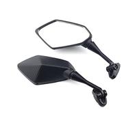 Side mirror For CBR 600RR 2003-2022 For CBR 1000RR CBR1000RR 2004-2007 2005 2006 CBR300R CBR500R Black Rearview Mirro Motorcycle Rearview Mirrors(Carbon)