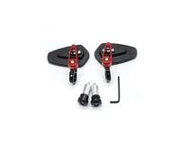 Side Mirror For Metallic 750 750 For Dark 1000 For Monster For M900 900 S 1 Pair Universal Motorcycle Mirrors Handle Bar End Rearview Mirror(Red)