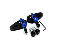 Side Mirror For Metallic 750 750 For Dark 1000 For Monster For M900 900 S 1 Pair Universal Motorcycle Mirrors Handle Bar End Rearview Mirror(Blue)