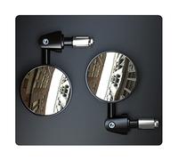 Side mirror For Street Bike Sport Bike Motorcycle Retro Modified Handlebar Mirror Full Angle Folding Reversing Handlebar Rearview Mirror