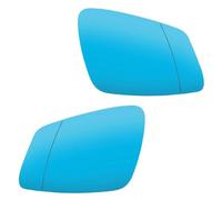 side mirror glass Compatible with 2 Series for F46 2015-2021 Left Right Side Blue Wing Mirror Glass Self-Adhesive Blind Spot(Left and Right)