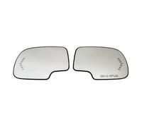 side mirror glass Compatible With Chevrolet For Avalanche 2003 2004 2005 2006 Driver Passenger Side Door Wing Mirror Glass Heated Turn Signal Light Plate(Left - Right)