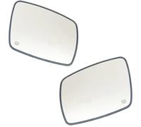 Side mirror Glass Compatible With Dodge For Journey 2009-2020 OEM: 68045692AA 68045693AA Car Left Right Side Heated Wing Mirror Glass Rearview Mirror Glass(1 pair)