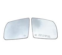 side mirror glass Compatible with Toyota for Sequoia 2007-2020 Heated Auto Side Mirror Glass Rear View Replace Left Right 87903-0C020(2PCS Left and Right)
