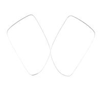 Side Mirror Glass Compatible With VW For Polo For Derby 2005 2006 2007 2008 2009 2010 Heated With Backing Plate Side Rear View Mirror Glass OEM:6Q0857521 6Q0857522(A pair)