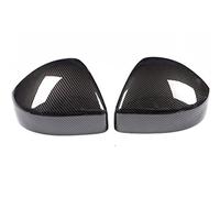 Side Mirror Housing For Jaguar For F-Pace X761 E-Pace 2016 2017 2018 2019 2020 2021 Car Rearview Rear View Mirror Cover Caps Trim Wing Mirror Cover(Carbon Fiber)