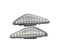 Side Mirror Indicator 2pc For BMW For X3 F25 For X5 E70 For X6 E71 E72 2007-2014 LED Dynamic Turn Signal Light Side Fender Marker Lamp Sequential Indicator Light(Dynamic Crystal B)
