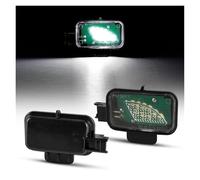 Side Mirror Indicator For VW For Passat B8 3G2 Variant Alltrack 3G5 For Arteon 3H7 2Pcs 6000K White LED Under Side Mirror Light Puddle Lamps Turn Signal Side Light