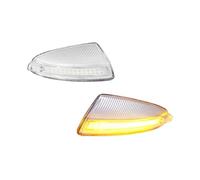 Side Mirror Indicator Light For Benz C Class W204 S204 Viano Vito W639 ML W164 2007-2014 LED Dynamic Turn Signal Light Side Mirror Indicator Blinker Rearview Mirror Signal Lamp(Clear Lens)
