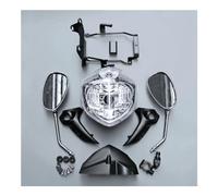Side Mirror Motorcycle Headlight Headlamp Assembly Housing Kit Rearview Mirrors For FZ6 FZ6S FZ6N FZ-6N 2007 2008 2009 2010