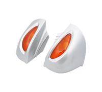 Side Mirror Motorcycle Left Right Rear View Side Mirrors With Turn Signals Light Indicators Amber Lens For R1100RT R1150RT R1100RTP