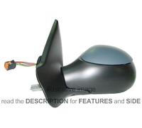Side Mirror Peugeot 206 2003-2006 Electric Thermal Left