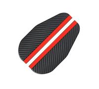 Side Mirror Rain Guards For Kia For Rio 4 Jazz 2PCS Car Rearview Mirror Rain Eyebrow Visor Carbon Fiber Side For Window Protector(Carbon fiber black)