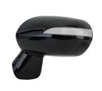 Side Mirror Rearview 5-PINS Electric Angle Adjust LED Turn Signal Lamp Glass Lens Cover For FIT For JAZZ 2005-2008 For CITY 2007 Complete Wing Mirror Unit(5pins black L)