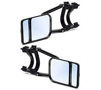 Side Mirror Set for Caravans and Trailers Towing Flat and Convex Mirrors