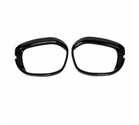 Side Mirror Shell Compatible With Civic 11th Gen 2022 2023 Car Sticker Rearview Side Mirror Rain Eyebrow Cover(Black)